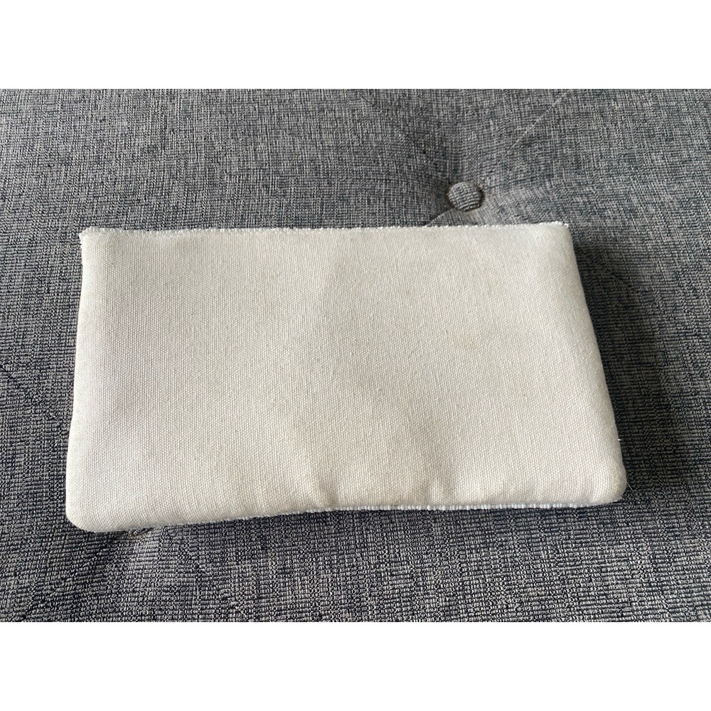 Bride Beaded Clutch Purse White Goldtone Chain Removable Shoulder Strap Wedding - Picture 5 of 7